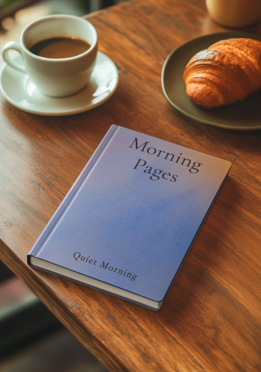 Morning Pages Journal - Minimalist Hardcover Journal for Daily Writing, Morning Routines and Clear Thinking