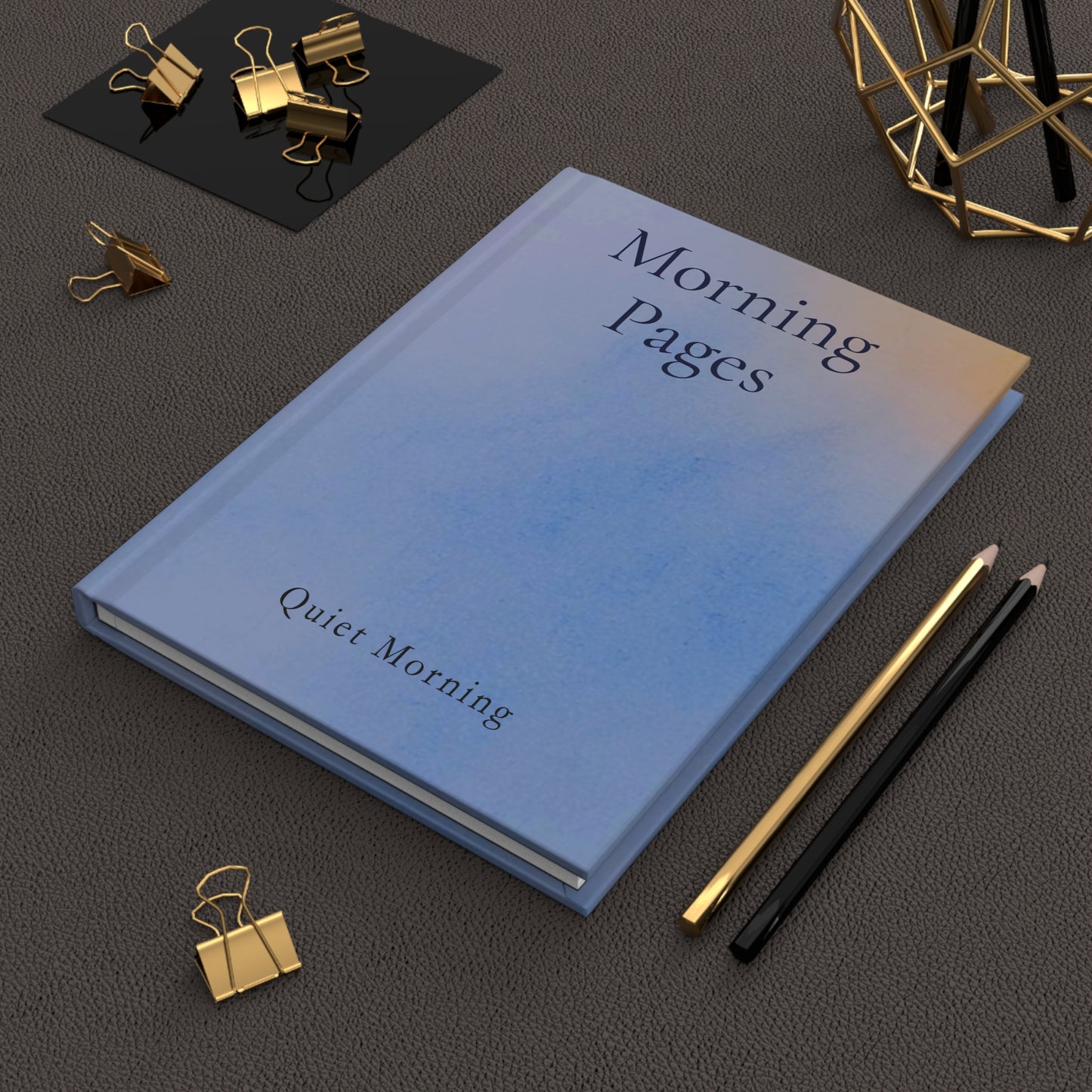 Morning Pages Journal - Minimalist Hardcover Journal for Daily Writing, Morning Routines and Clear Thinking