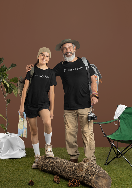 Previously Busy — Dark Unisex T-Shirt