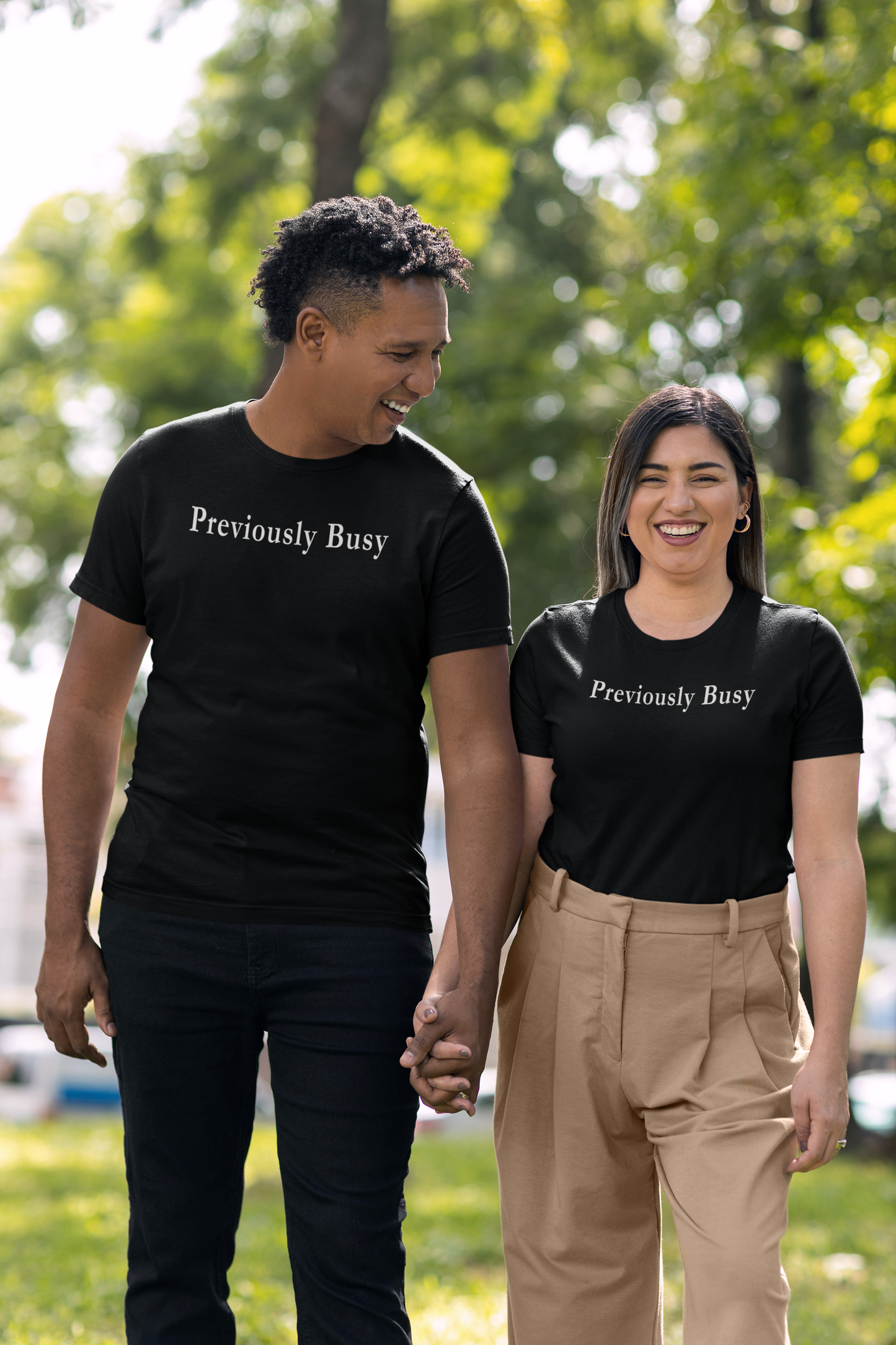 Previously Busy — Dark Unisex T-Shirt