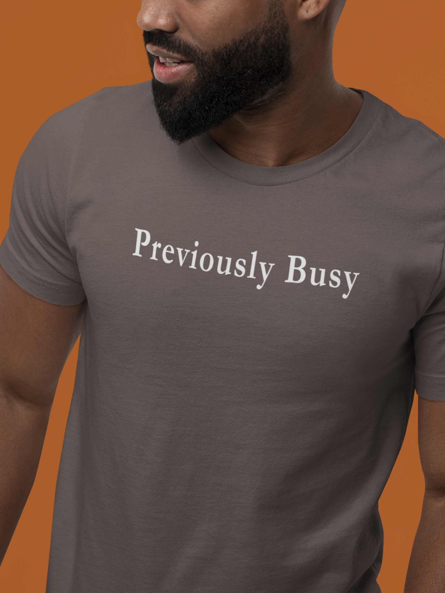 Previously Busy — Dark Unisex T-Shirt