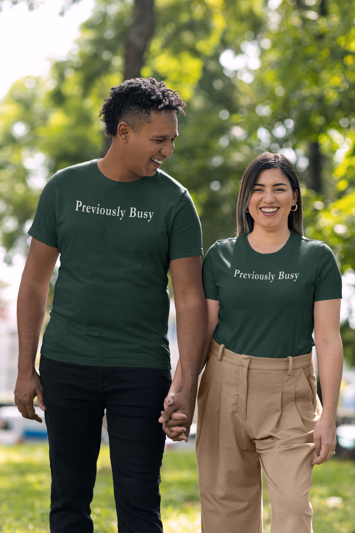 Previously Busy — Dark Unisex T-Shirt