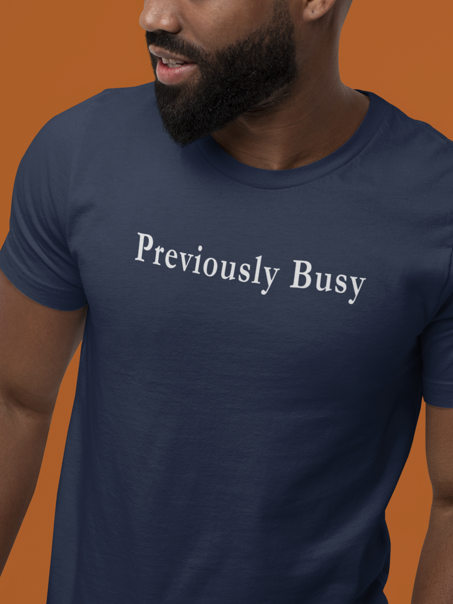 Previously Busy — Dark Unisex T-Shirt