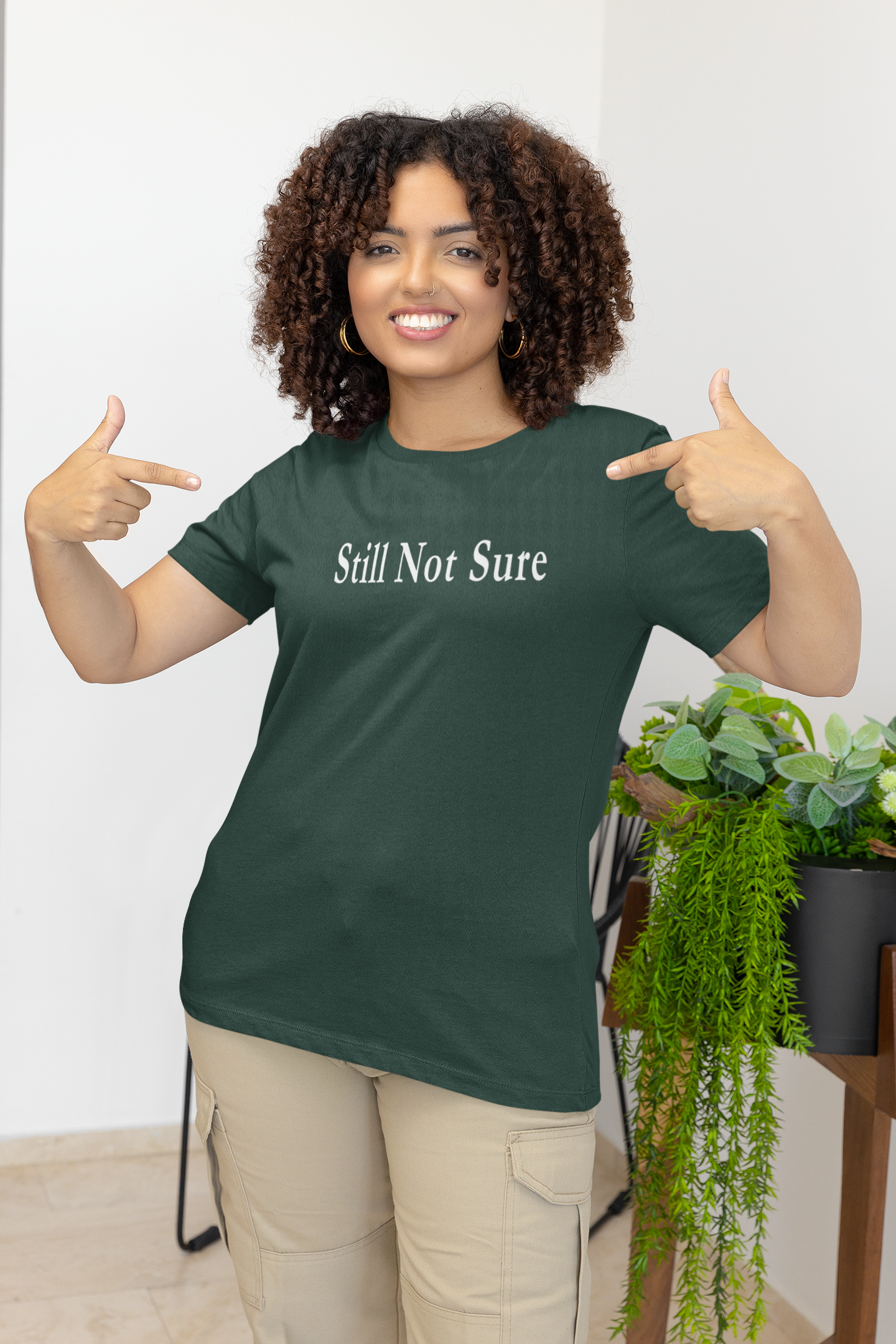 Still Not Sure Shirt — Dark Unisex T-Shirt