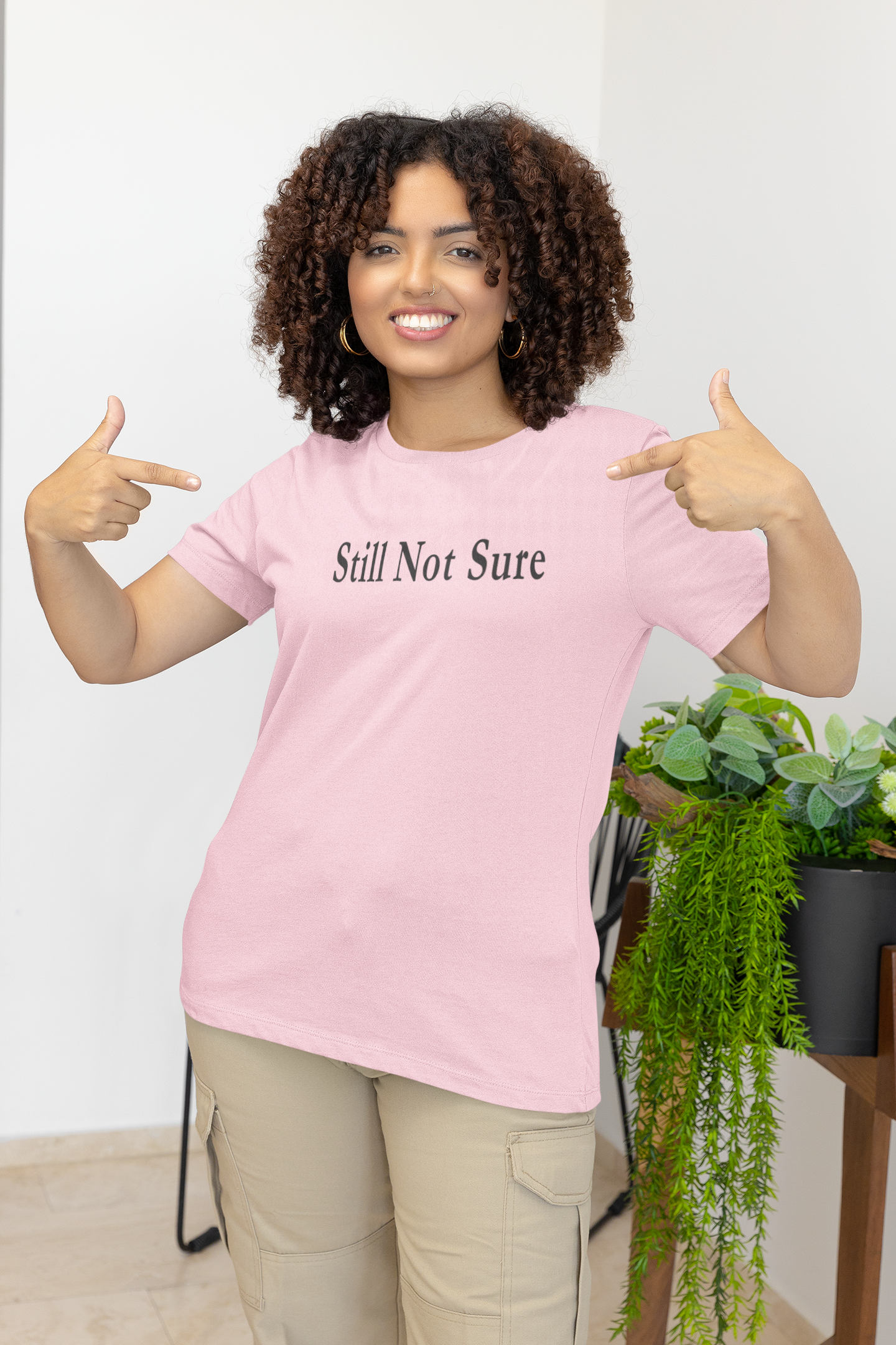 Still Not Sure Shirt — Light Unisex T-Shirt