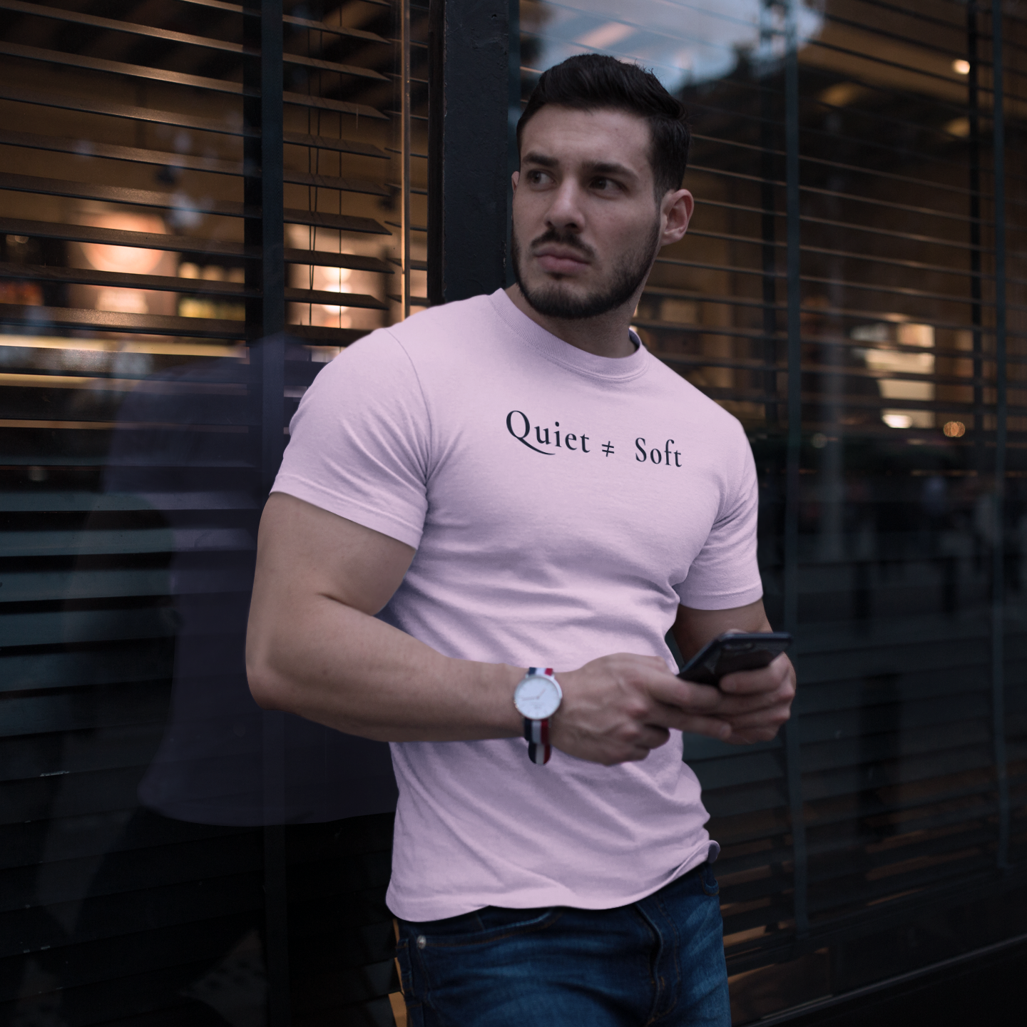 Quiet ≠ Soft — Light Unisex Graphic T-Shirt