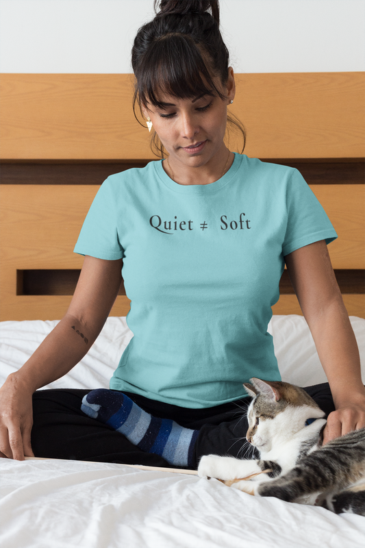 Quiet ≠ Soft — Light Unisex Graphic T-Shirt