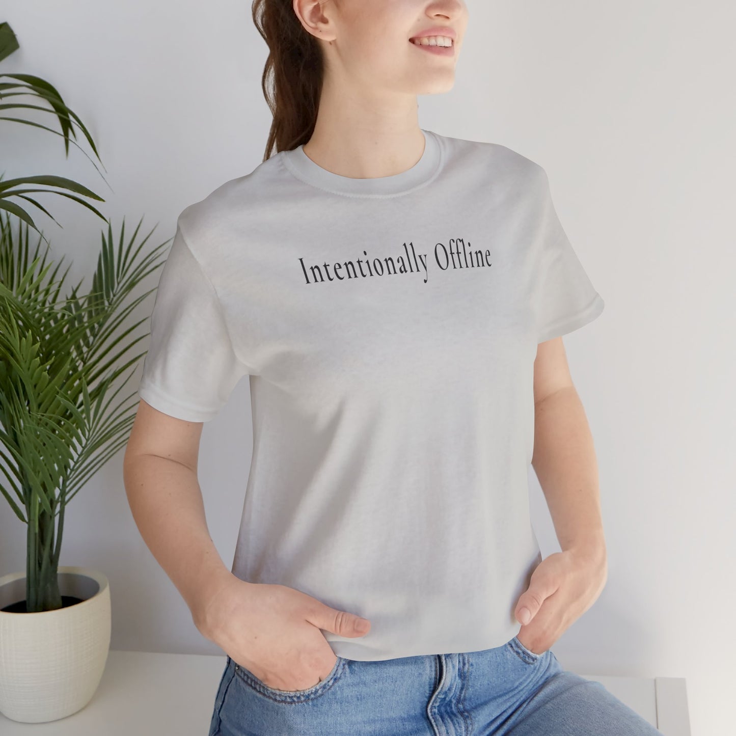 Intentionally Offline —Light Unisex T-Shirt
